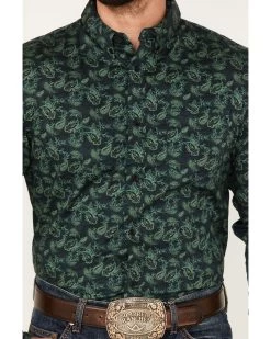 Cody James Men's Ringer Floral Print Button Down Western Shirt 8 Cody James Men's Ringer Floral Print Button Down Western Shirt -Cody James 2000374146 301 P3