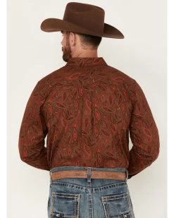 Cody James Men's Tortuga Paisley Print Button Down Western Shirt 8 Cody James Men's Tortuga Paisley Print Button Down Western Shirt -Cody James 2000374148 200 P4 1