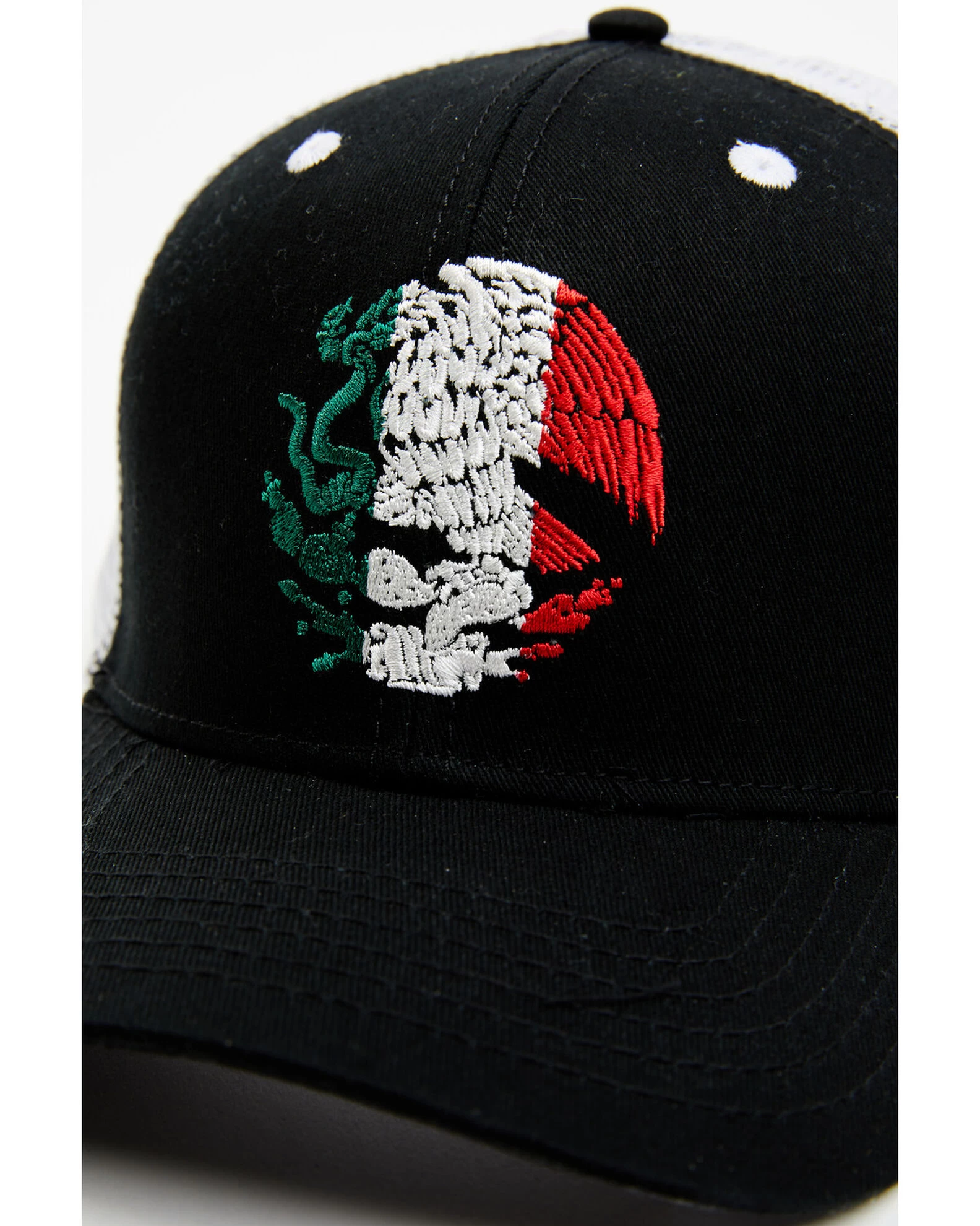 Cody James Men's Embroidered Mexican Flag Eagle Mesh Back Ball Cap 4 Cody James Men's Embroidered Mexican Flag Eagle Mesh Back Ball Cap - Image 2