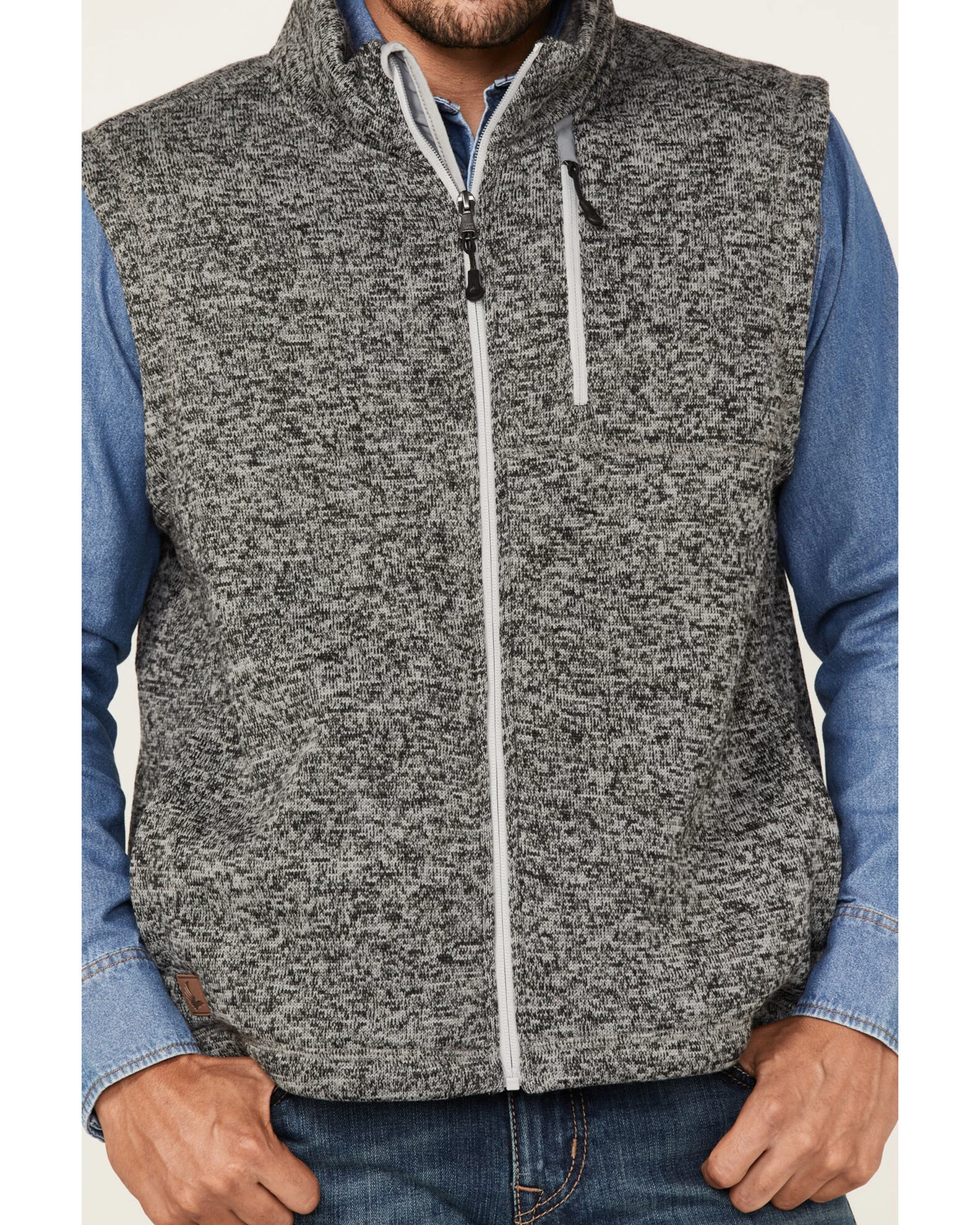 Cody James Men's Range Zip-Front Sweater Knit Vest 3 Cody James Men's Range Zip-Front Sweater Knit Vest