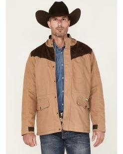 Cody James Men's Olton Utility Canvas Rancher Hooded Jacket
