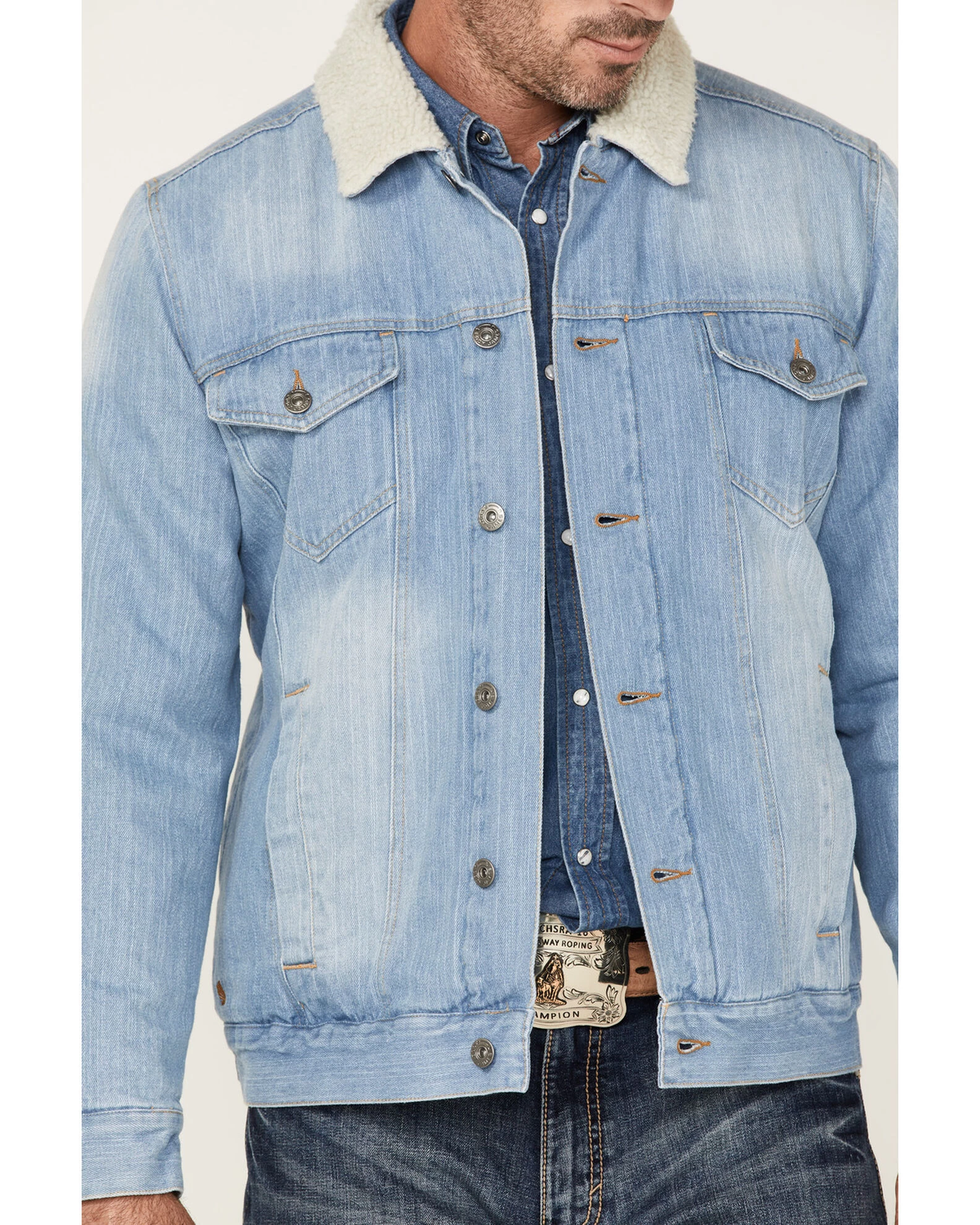 Cody James Men's Grant Teton Button-Down Sherpa Lined Jacket 5 Cody James Men's Grant Teton Button-Down Sherpa Lined Jacket - Image 3