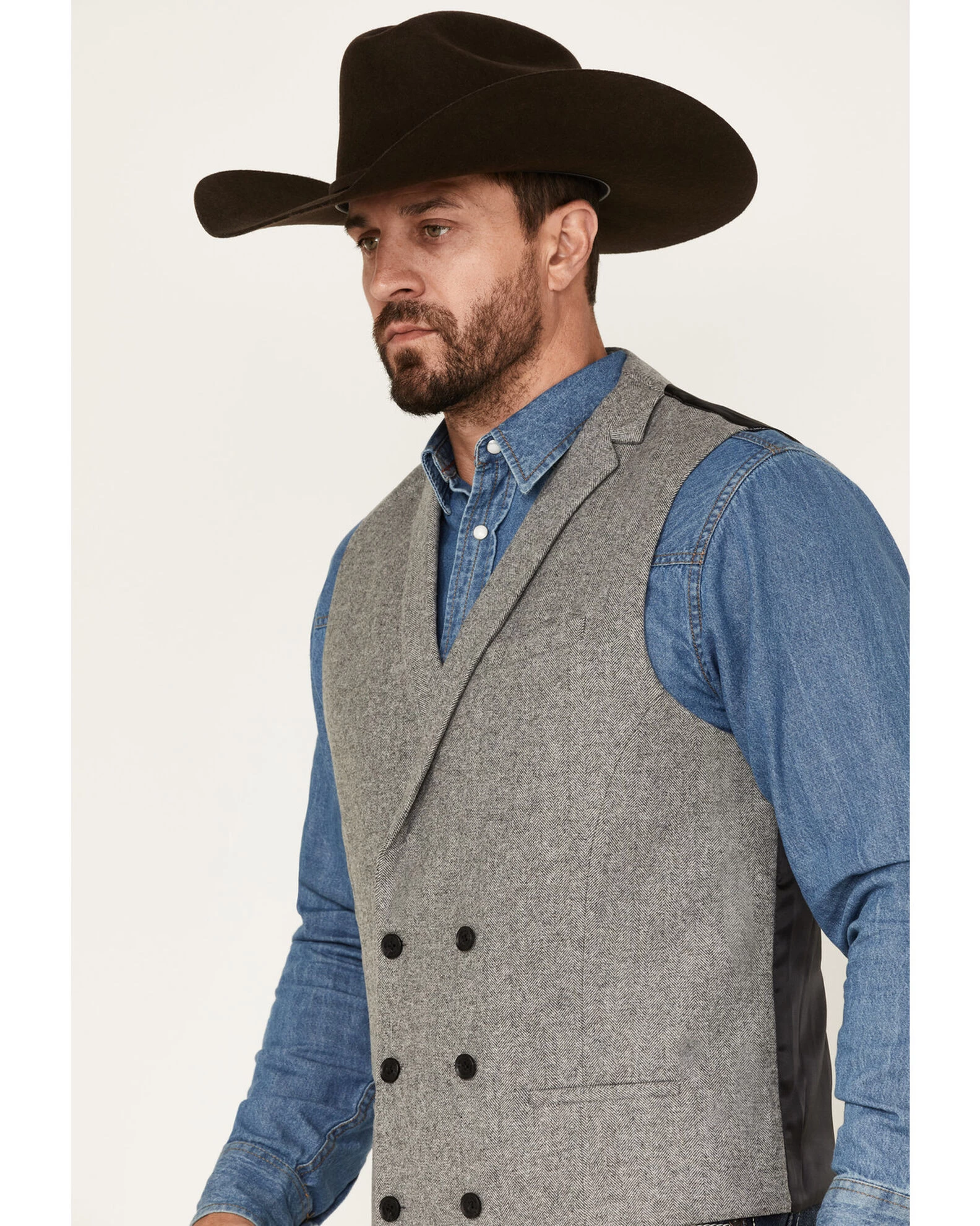 Cody James Men's Herringbone Vest 3 Cody James Men's Herringbone Vest