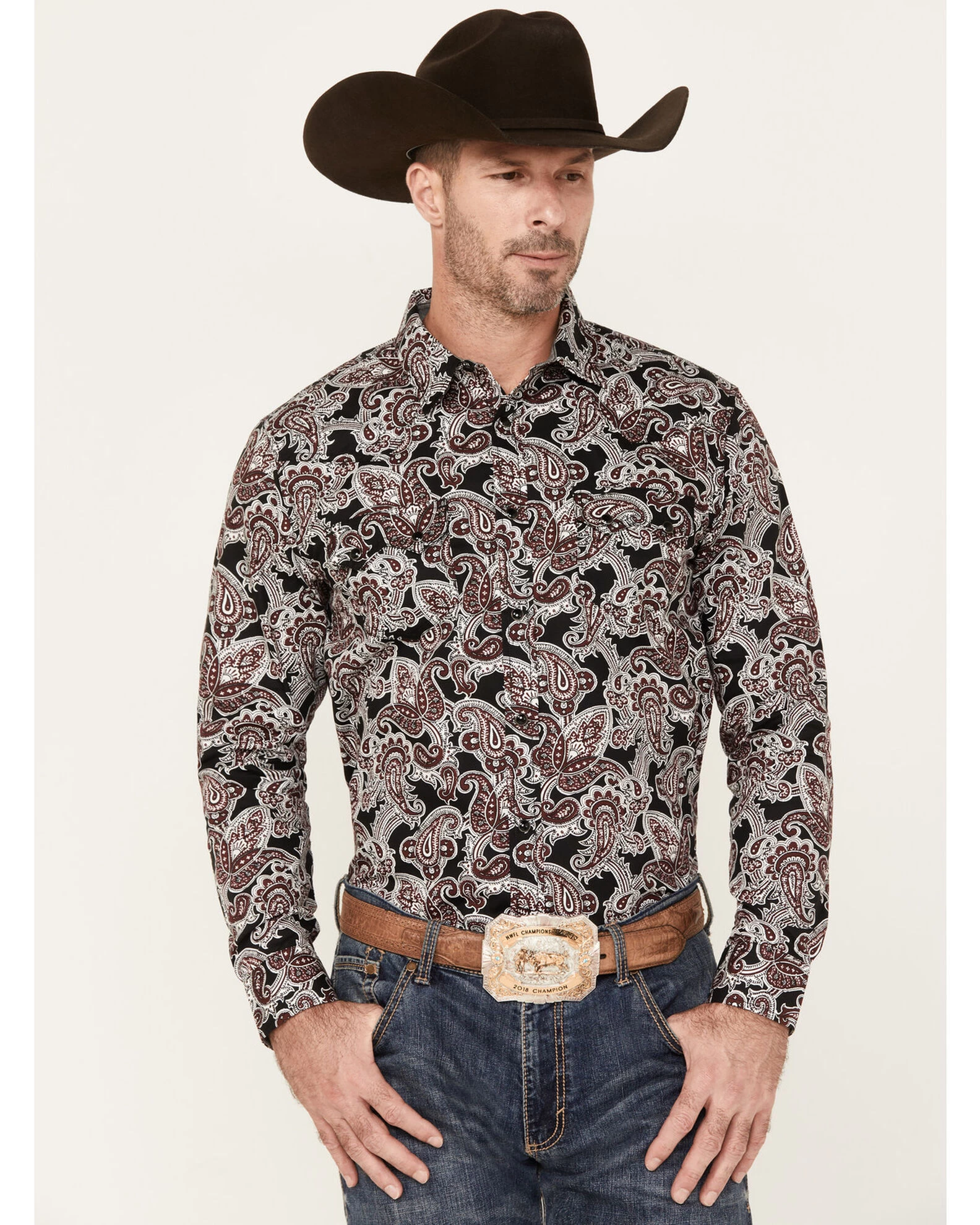 Cody James Men's Johnny Ringo Long Sleeve Snap Western Shirt 3 Cody James Men's Johnny Ringo Long Sleeve Snap Western Shirt