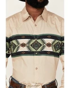 Cody James Men's Coyote Border Long Sleeve Snap Western Shirt -Cody James 2000380453 280 P3