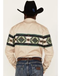 Cody James Men's Coyote Border Long Sleeve Snap Western Shirt -Cody James 2000380453 280 P4