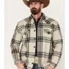 Cody James Men's Tavern Large Plaid Bonded Long Sleeve Button Down Flannel Jacket -Cody James 2000380583 110 P1