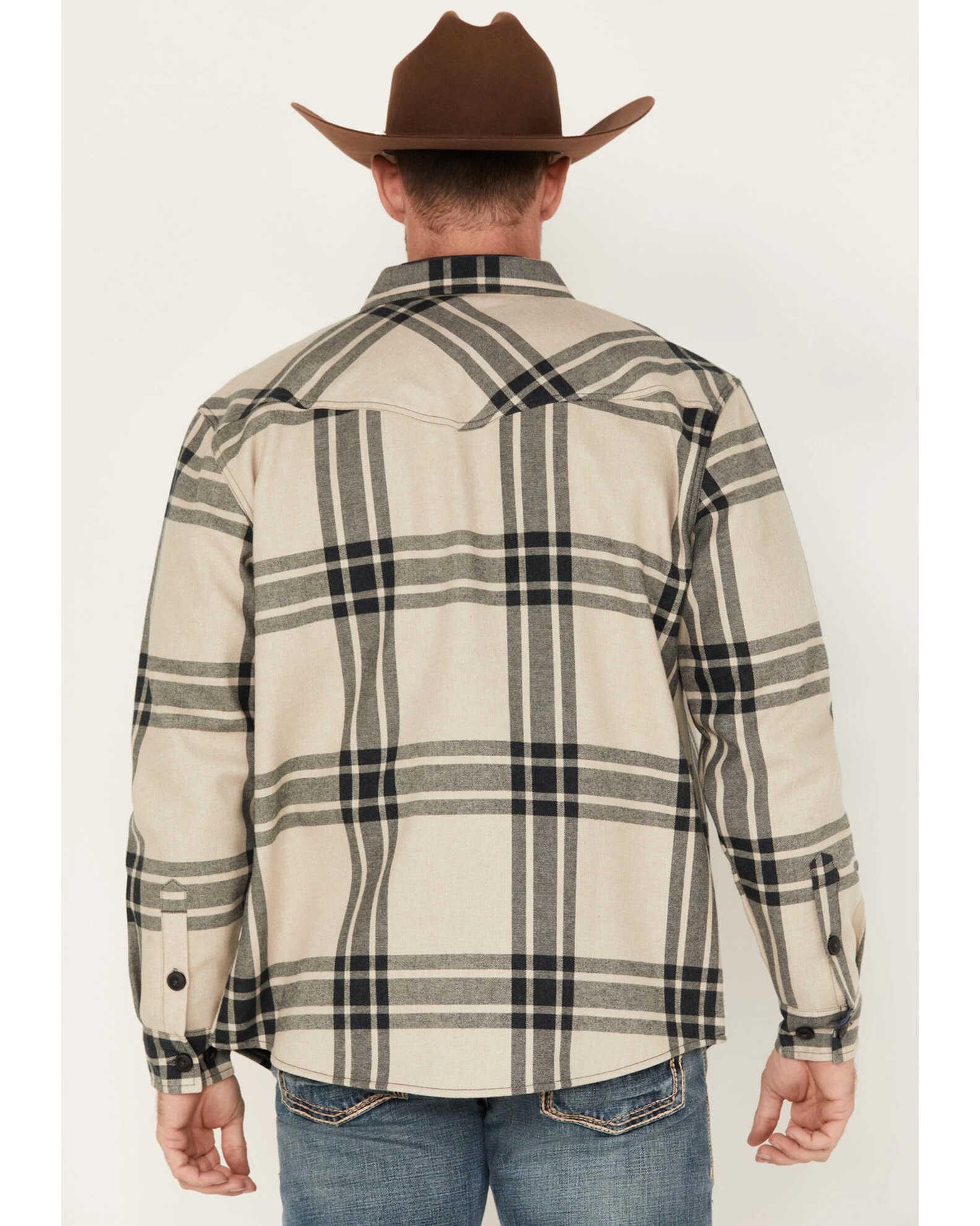 Cody James Men's Tavern Large Plaid Bonded Long Sleeve Button Down Flannel Jacket 5 Cody James Men's Tavern Large Plaid Bonded Long Sleeve Button Down Flannel Jacket - Image 3