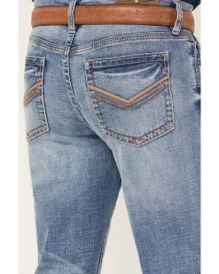 Cody James Men's Dodge City Light Wash Relaxed Boot Stretch Denim Jeans -Cody James 2000381215 413 P4 1
