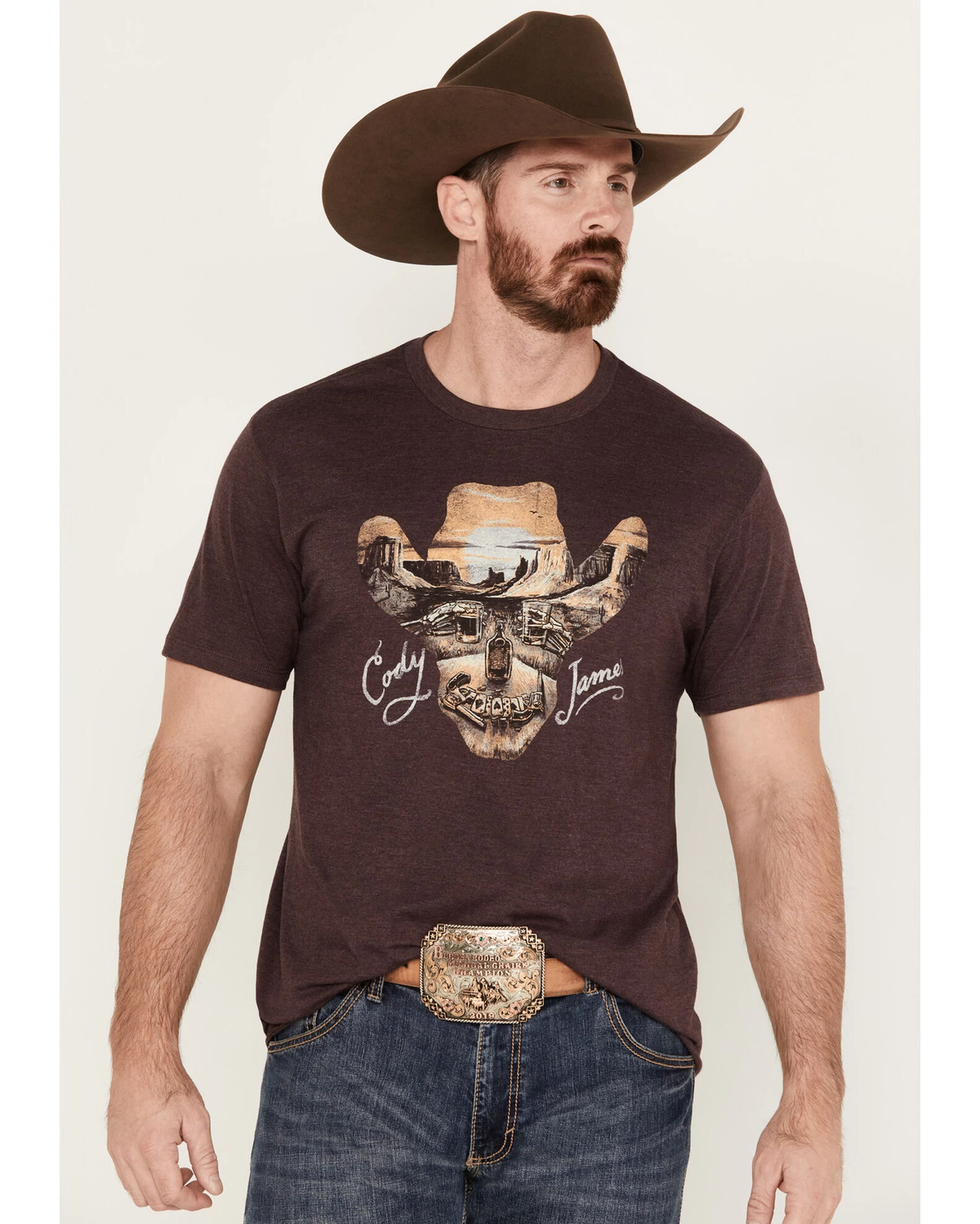 Cody James Men's Skull Scene Western T-Shirt 3 Cody James Men's Skull Scene Western T-Shirt
