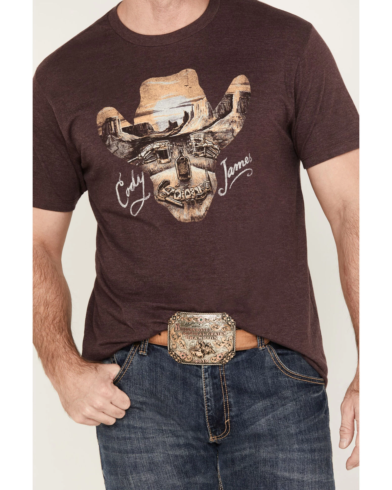Cody James Men's Skull Scene Western T-Shirt 5 Cody James Men's Skull Scene Western T-Shirt - Image 3