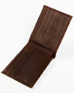 Cody James Men's Brown Exotic Ostrich Leather Bifold Wallet 7 Cody James Men's Brown Exotic Ostrich Leather Bifold Wallet -Cody James 2000382541 200 P3