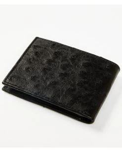 Cody James Men's Exotic Ostrich Leather Bifold Wallet -Cody James 2000382542 001 P2