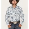 Cody James Men's Home Town Paisley Print Long Sleeve Snap Western Shirt 1 Cody James Men's Home Town Paisley Print Long Sleeve Snap Western Shirt -Cody James 2000382811 100 P1