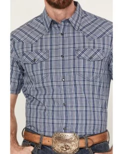 Cody James Men's Plaid Print Short Sleeve Western Snap Shirt 8 Cody James Men's Plaid Print Short Sleeve Western Snap Shirt -Cody James 2000383151 410 P3