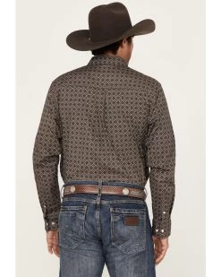 Cody James Men's Money Maker Print Long Sleeve Button-Down Western Shirt -Cody James 2000383191 201 P4