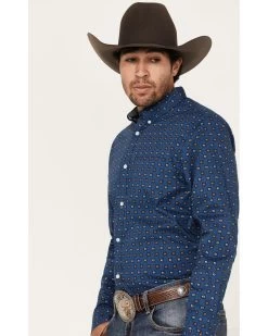 Cody James Men's 2nd Round Geo Print Long Sleeve Button-Down Western Shirt 9 Cody James Men's 2nd Round Geo Print Long Sleeve Button-Down Western Shirt -Cody James 2000383200 401 P2 1