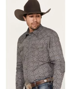 Cody James Men's Down Range Medallion Print Long Sleeve Western Snap Shirt -Cody James 2000383267 201 P2