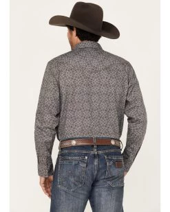 Cody James Men's Down Range Medallion Print Long Sleeve Western Snap Shirt -Cody James 2000383267 201 P4