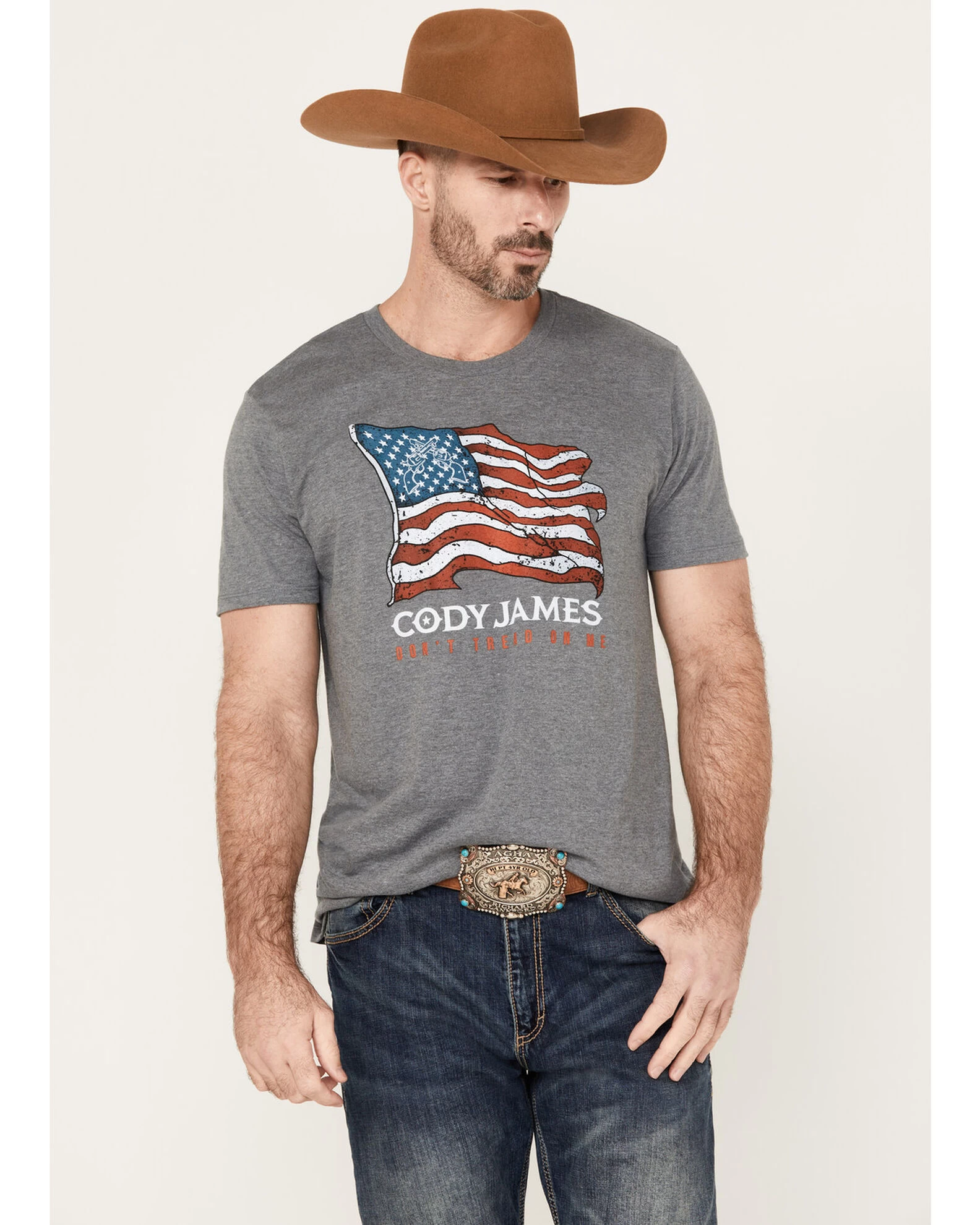 Cody James Men's Revolver Flag Short Sleeve Graphic T-Shirt 3 Cody James Men's Revolver Flag Short Sleeve Graphic T-Shirt