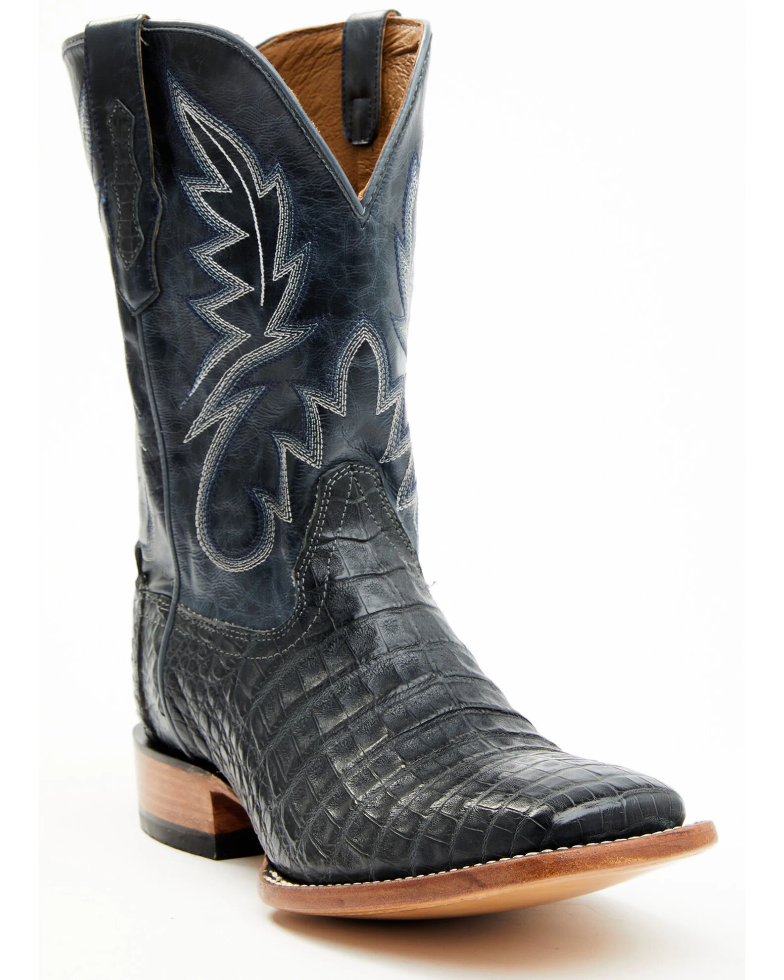 Cody James Men's Exotic Caiman Belly Western Boots - Broad Square Toe 6 Cody James Men's Exotic Caiman Belly Western Boots - Broad Square Toe - Image 4