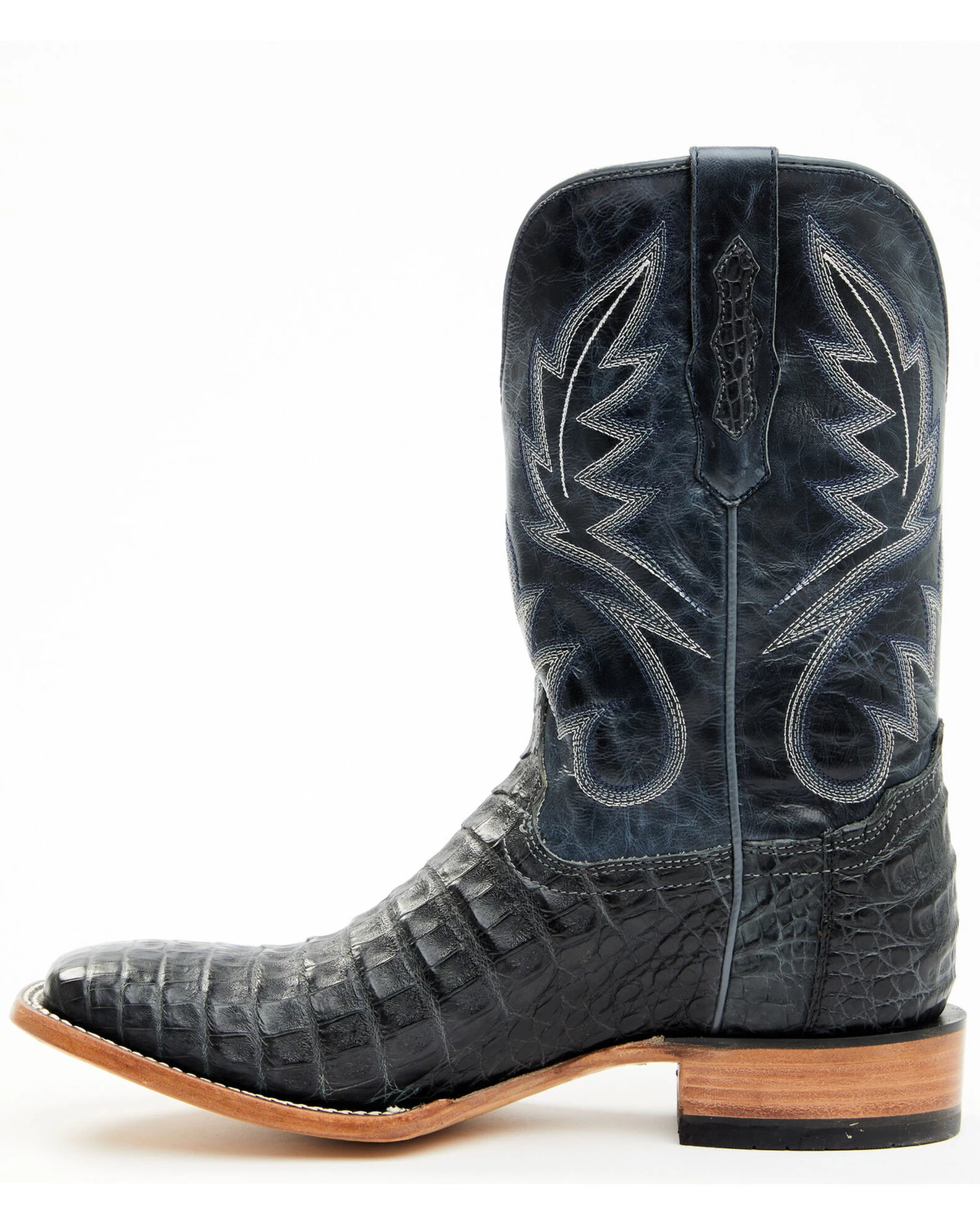Cody James Men's Exotic Caiman Belly Western Boots - Broad Square Toe 8 Cody James Men's Exotic Caiman Belly Western Boots - Broad Square Toe - Image 6