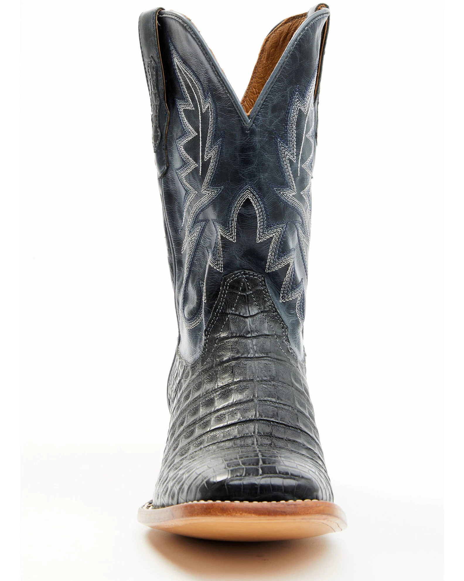 Cody James Men's Exotic Caiman Belly Western Boots - Broad Square Toe 9 Cody James Men's Exotic Caiman Belly Western Boots - Broad Square Toe - Image 7