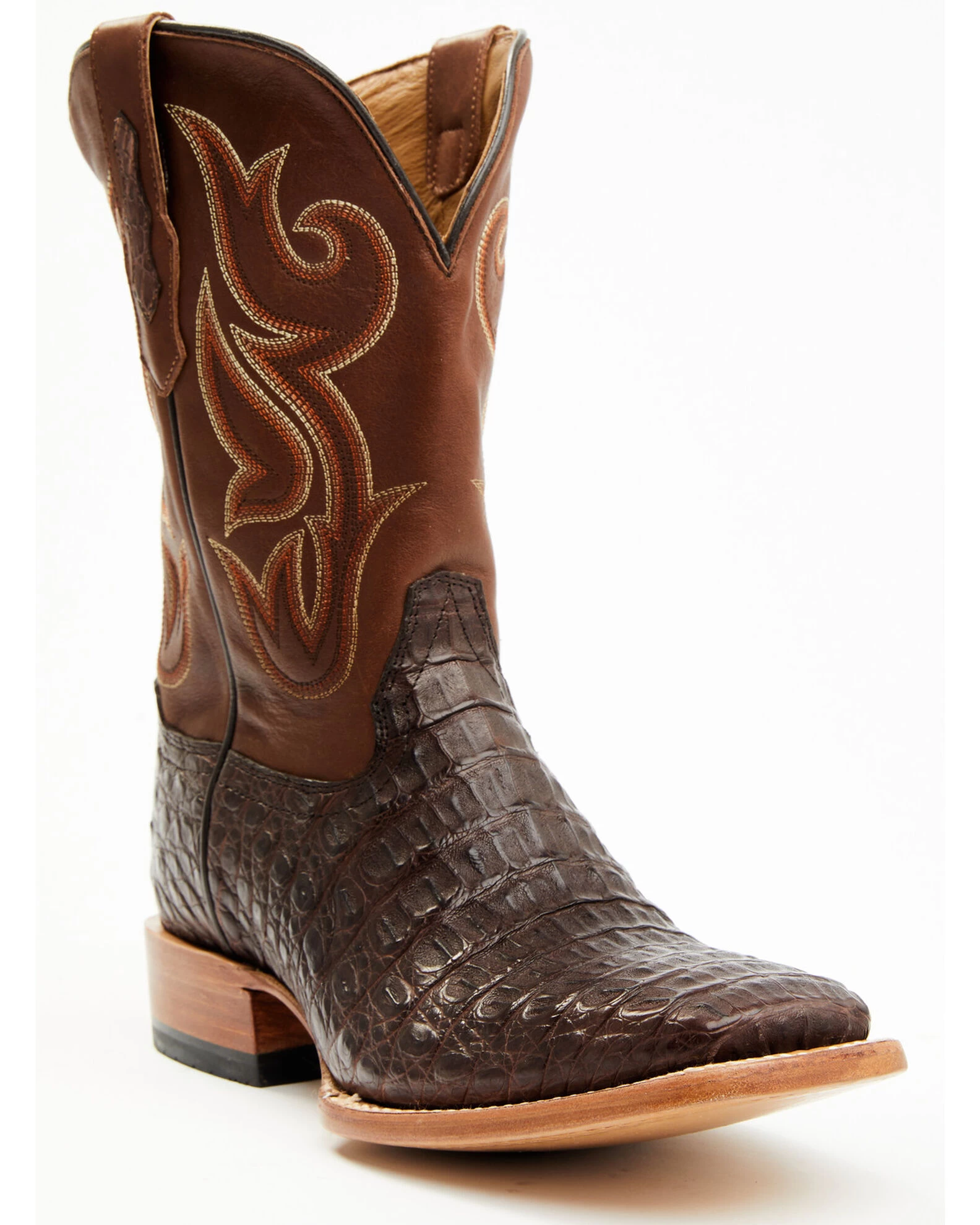 Cody James Men's Exotic Caiman Western Boots - Broad Square Toe 5 Cody James Men's Exotic Caiman Western Boots - Broad Square Toe - Image 3