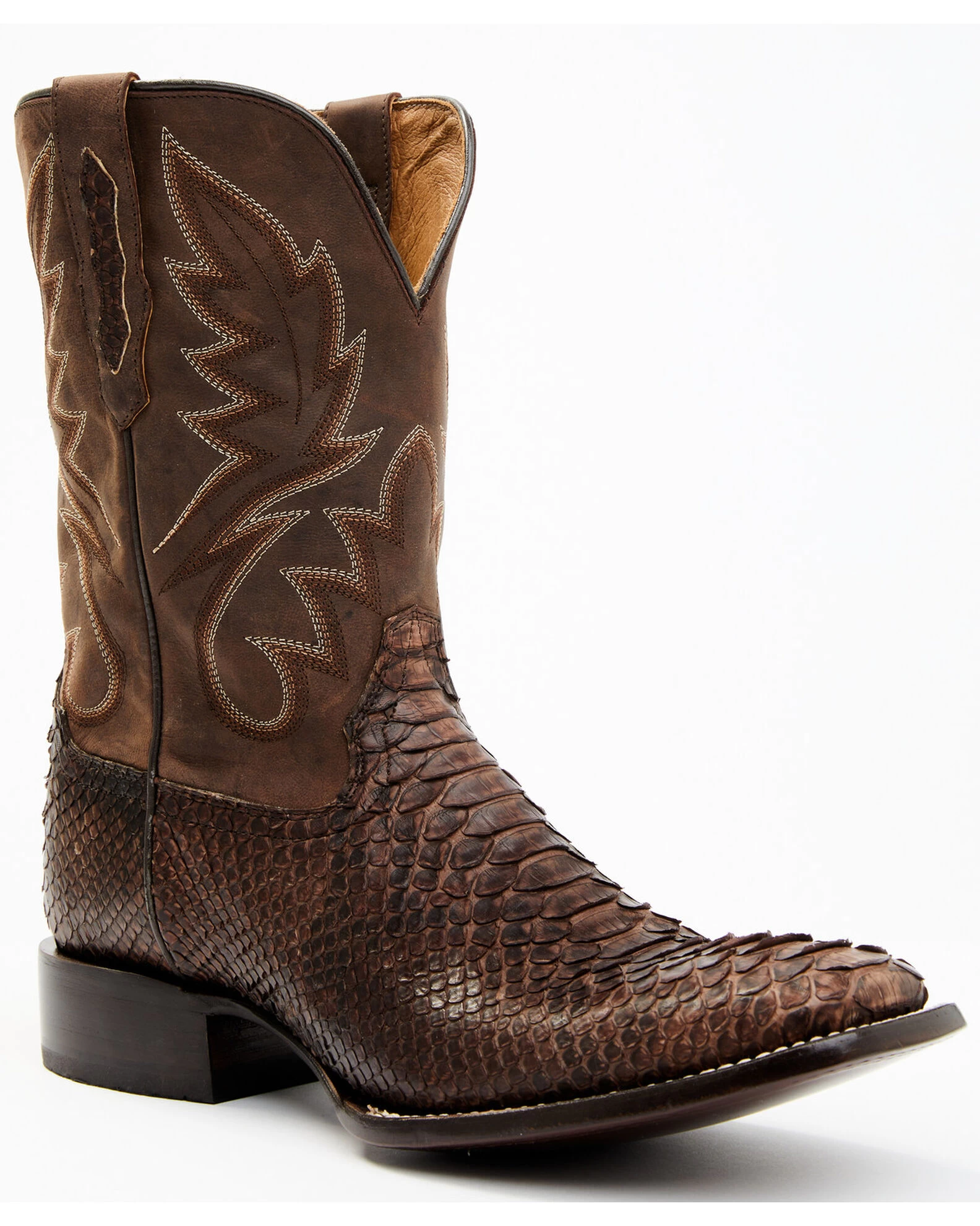 Cody James Men's Exotic Snake Western Boots - Broad Square Toe 3 Cody James Men's Exotic Snake Western Boots - Broad Square Toe