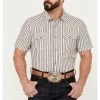 Cody James Men's Tie Down Striped Short Sleeve Western Snap Shirt -Cody James 2000385976 100 P1