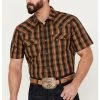 Cody James Men's Caliente Small Plaid Print Short Sleeve Western Snap Shirt 1 Cody James Men's Caliente Small Plaid Print Short Sleeve Western Snap Shirt -Cody James 2000385977 440 P1