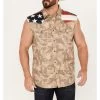 Cody James Men's Recon Desert Camo Bubba Sleeveless Snap Shirt 2 Cody James Men's Recon Desert Camo Bubba Sleeveless Snap Shirt -Cody James 2000385983 280 P1