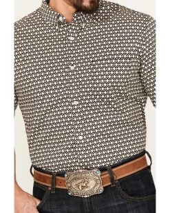 Cody James Men's Dillon Geo Print Short Sleeve Button-Down Stretch Western Shirt - Tall 8 Cody James Men's Dillon Geo Print Short Sleeve Button-Down Stretch Western Shirt - Tall -Cody James 2000386003 280 P3