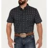 Cody James Men's Galaxy Geo Print Short Sleeve Button-Down Stretch Western Shirt 2 Cody James Men's Galaxy Geo Print Short Sleeve Button-Down Stretch Western Shirt -Cody James 2000386004 410 P1