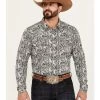 Cody James Men's Mamba Paisley Print Long Sleeve Western Snap Shirt