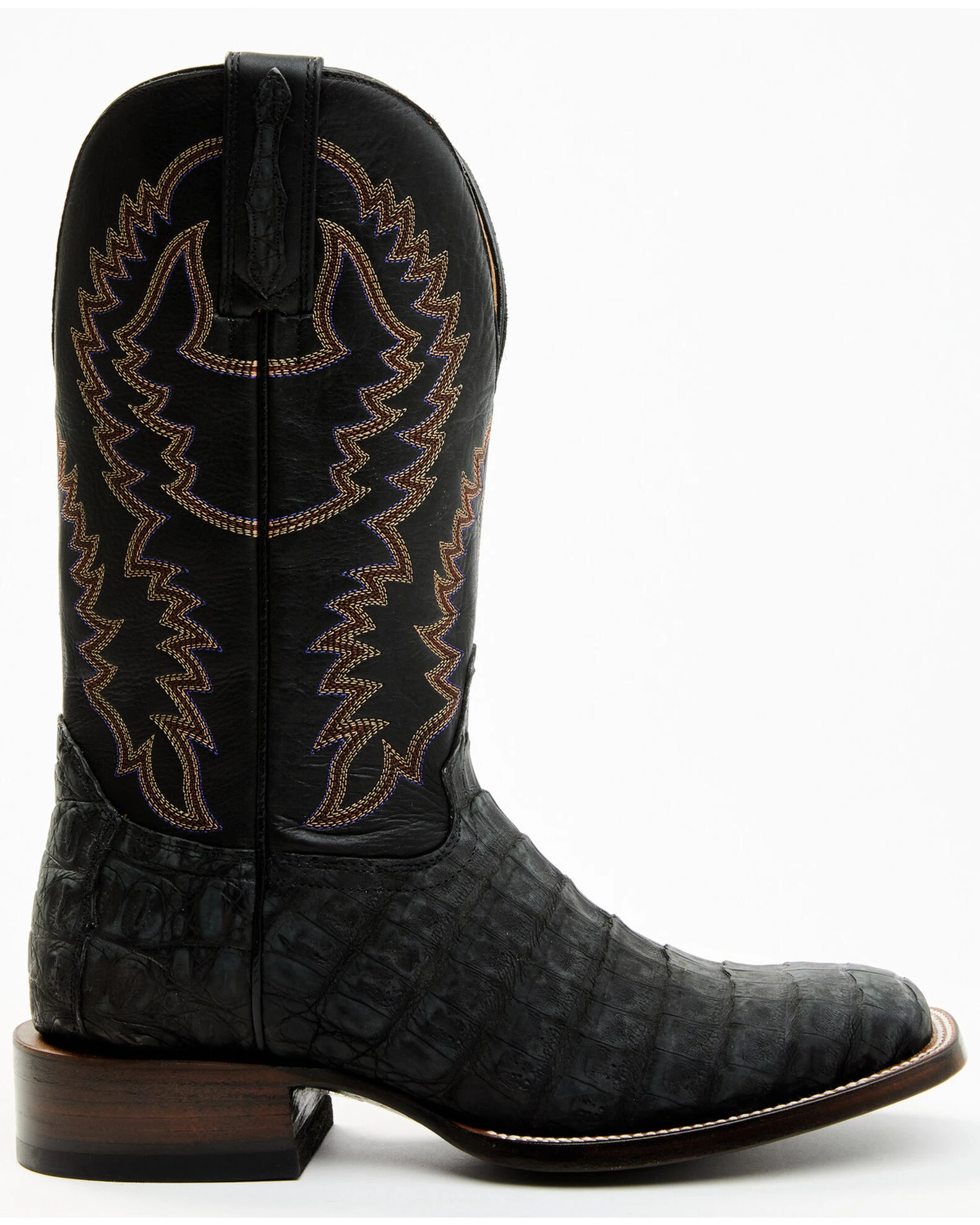 Cody James Men's Exotic Caiman Belly Western Boots - Broad Square Toe 4 Cody James Men's Exotic Caiman Belly Western Boots - Broad Square Toe - Image 2