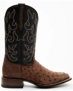 Cody James Men's Exotic Full Quill Ostrich Western Boots - Broad Square Toe -Cody James 2000386778 200 P2