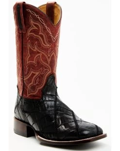 Cody James Men's Exotic Caiman Western Boots - Broad Square Toe -Cody James 2000386781 600 P1