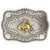 Cody James® Men's Bucking Bronc Rectangle Belt Buckle